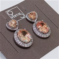 Orecchini Vidali Gioielli Donna in Argento Zircone ORAR-109-34 - ORAR-109-34